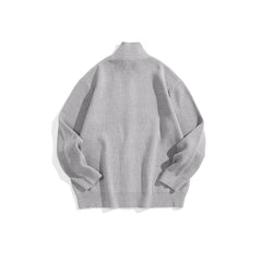 Men's Stand Collar Knitted Cardigan