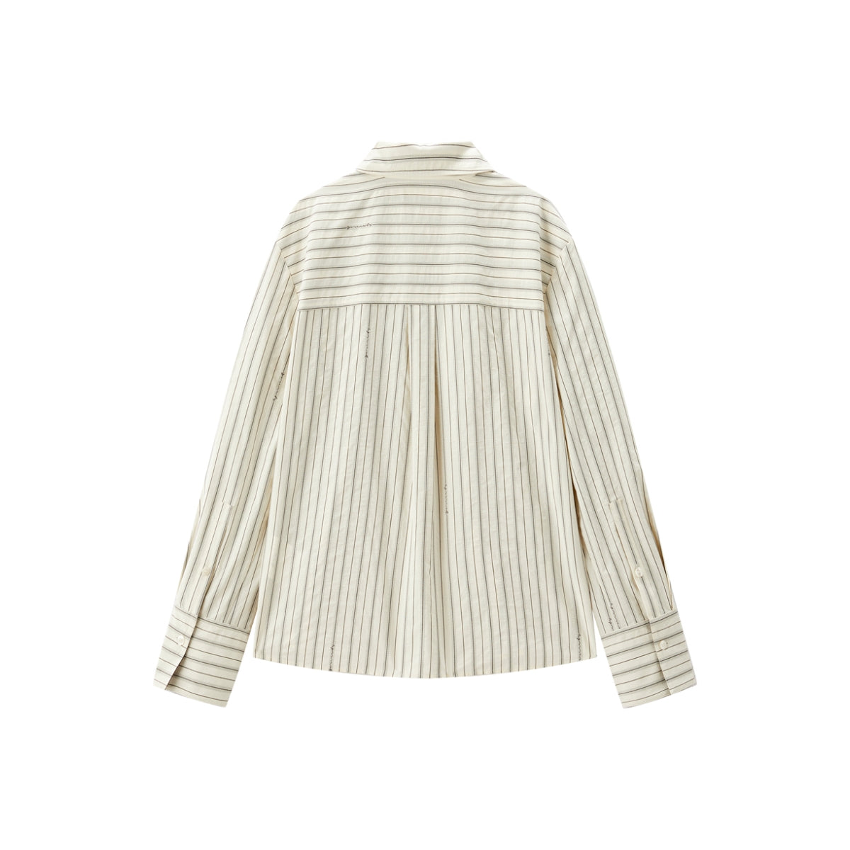 Women's Oversized Contrast-Stripe Shirt
