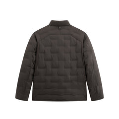 Men's Bonded Stand-Collar Down Shirt Jacket