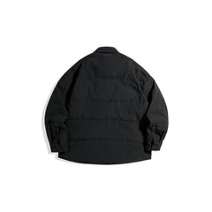 Men's Lapel Quilted Puffer Jacket