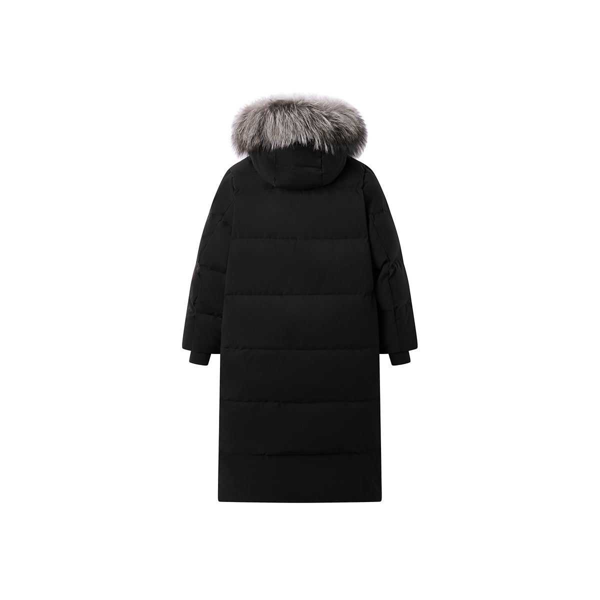 Women's Parka Down Coat With Fox Fur Collar