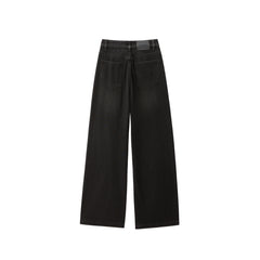 Women's Loose-Fit Fleece-Lined Wide-Leg Jeans