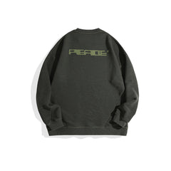 Men's Textured Embroidered Sweatshirt