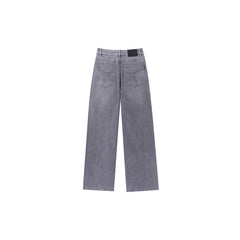 Women's Washed Straight Jeans