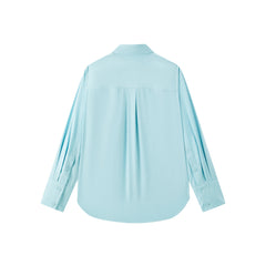 Women's Relaxed Shirt with Detachable Tie