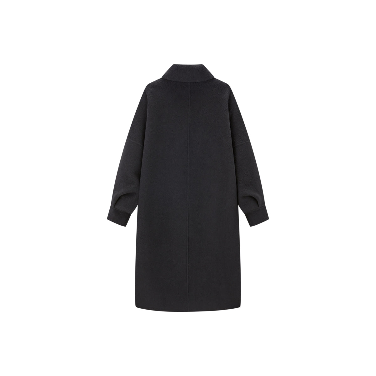 Women's Double-Faced Wool Coat with Alpaca