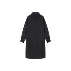 Women's Double-Faced Wool Coat with Alpaca