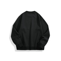 Men's Basic Embroidered Pullover Sweatshirt