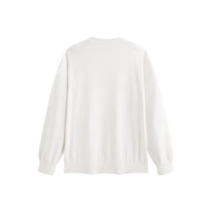 Men's Contrast Embroidered Jacquard Sweatshirt