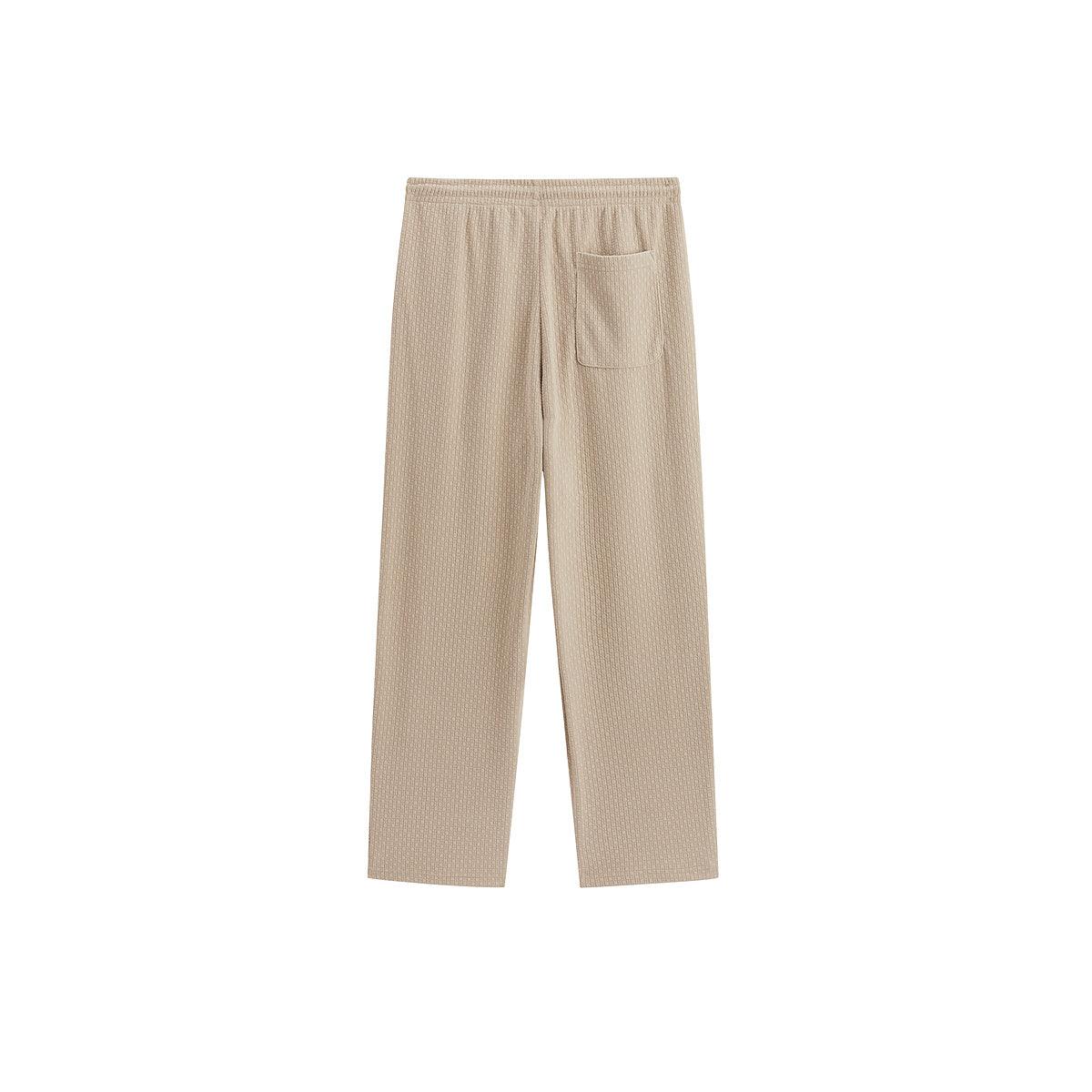 Men's Spliced Straight Fit Pants