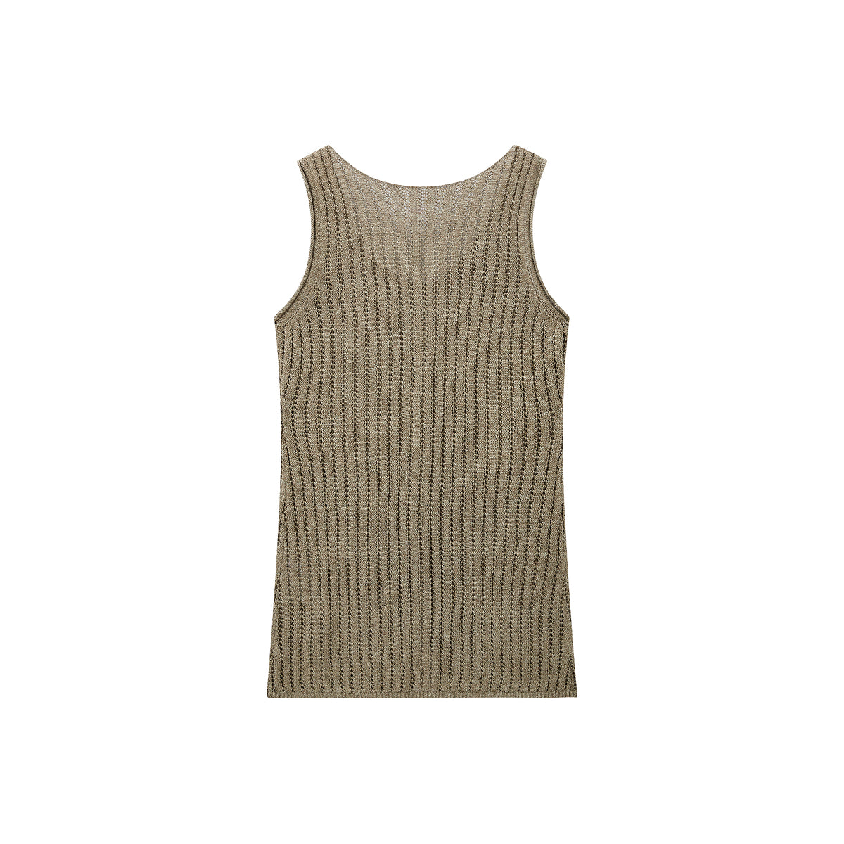 Women's V-Neck Fitted Knit Tank Top