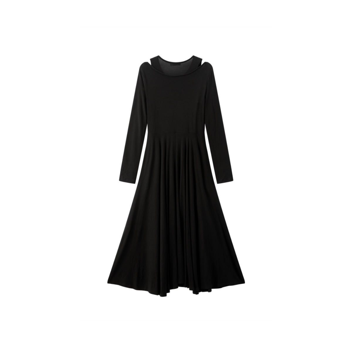 Women's Fitted Lyocell Layered-Look Dress