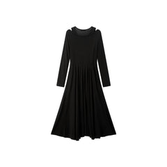 Women's Fitted Lyocell Layered-Look Dress