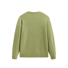 Men's Relaxed Solid Crewneck Sweater