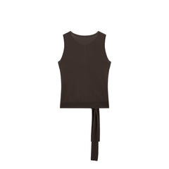 Women's Soft Knit Vest with Tie Straps