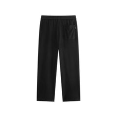 Men's Side Jacquard-Panel Straight-Leg Pants