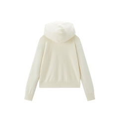 Women's Hooded Double-Zip Knit Cardigan