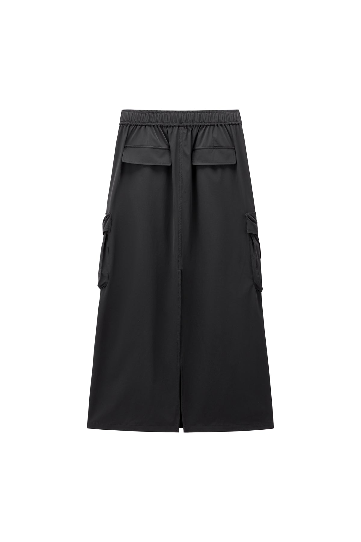 Women's High-Waisted Straight Utility Maxi Skirt