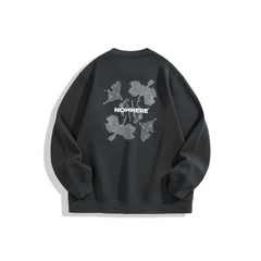 Men's Graphic Embroidered Crewneck Sweatshirt
