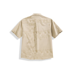 Men's Geometric Jacquard Short-Sleeve Shirt