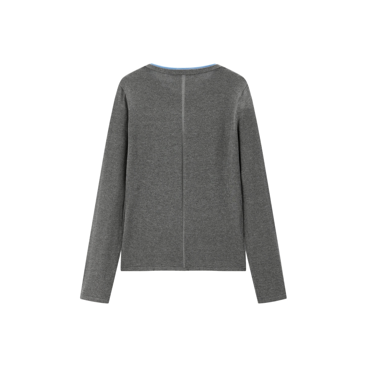 Women's Colorblock Layered-Look Slim Knit Top