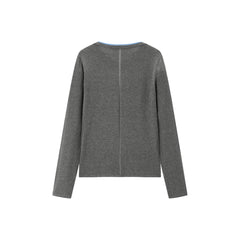 Women's Colorblock Layered-Look Slim Knit Top