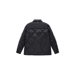 Men's Spliced Quilted Puffer Jacket