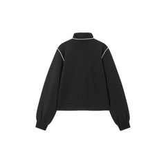 Women's Contrast-Trim Tweed-Inspired Jacket