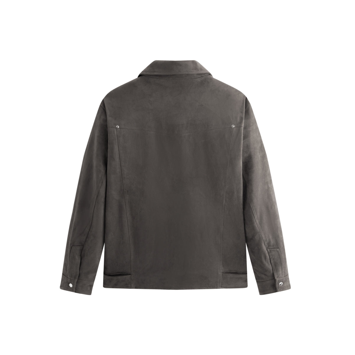 Men's Quilted Faux Suede Jacket