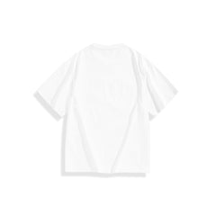 Men's Solid Embossed Letter T-Shirt