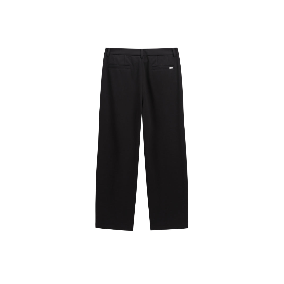 Men's Solid Straight Trousers