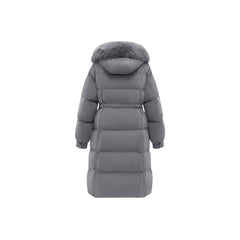 Women's Parka Down Coat With Fox Fur Collar