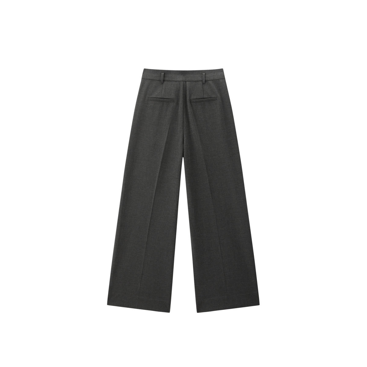 Women's High-Waist Straight-Leg Suit Trousers