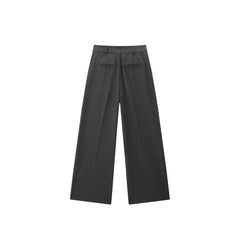 Women's High-Waist Straight-Leg Suit Trousers