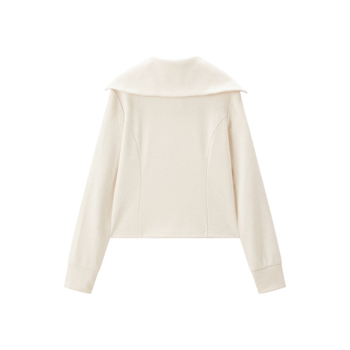Women's Wide-Lapel Long-Sleeve Knit Cardigan
