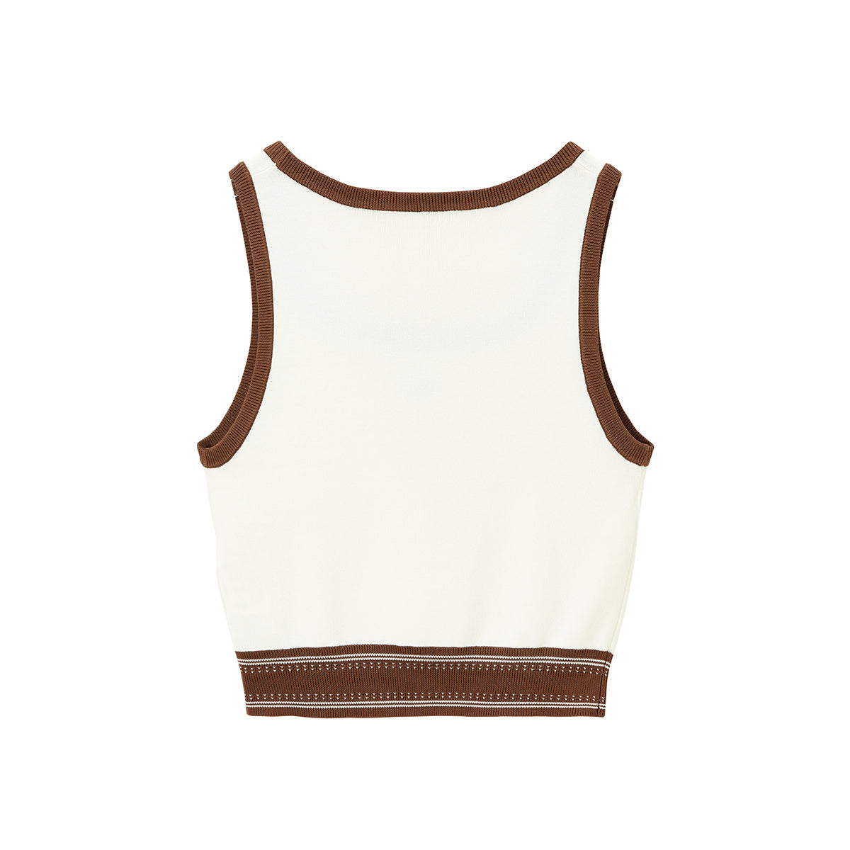 Women's Crop Top Knit Vest