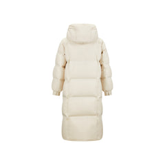 Women's Hooded Extra Long Warm Puffer Jacket