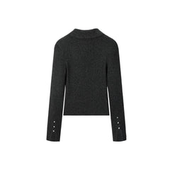 Women's Chinese Style Skinny Knit Pullover