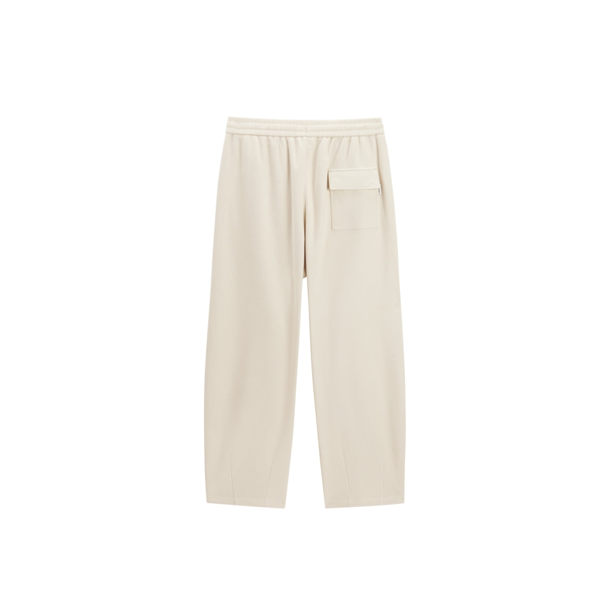 Men's Solid Textured Wide Leg Pants