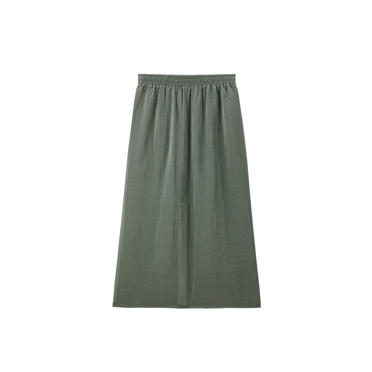 Women's High-Waisted Acetate Utility Skirt