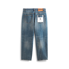 Men's Gradient Whiskered Straight-Leg Jeans