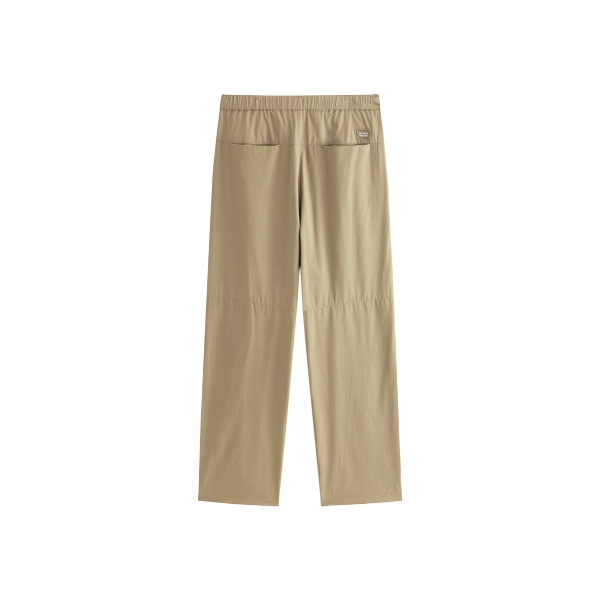 Men's Khaki Modal Wide-Leg Pants