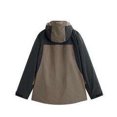 Men's Contrast-Panel Hooded Jacket