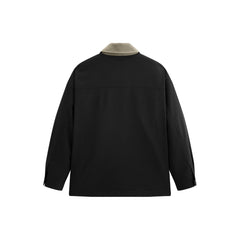 Men's Utility Down Jacket with Contrast Details