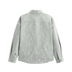 Men's Allover Textured Jacquard Shirt