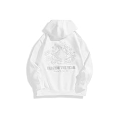 Men's Patterned Embroideried Hoodie