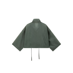 Women's Cropped Acetate Utility Jacket