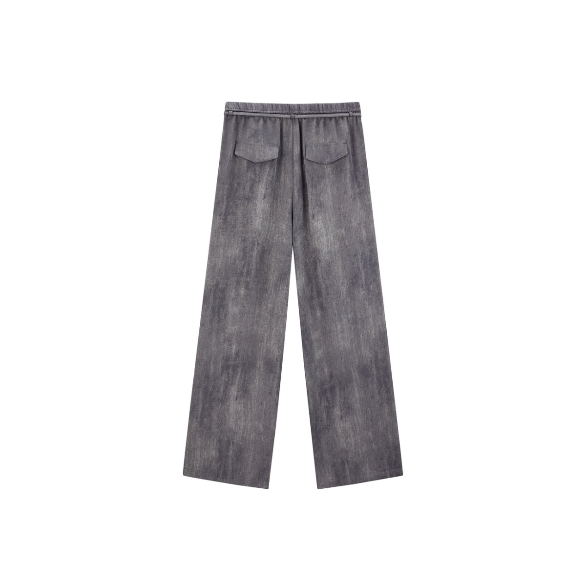 Women's Printed Textured Straight-Leg Pants