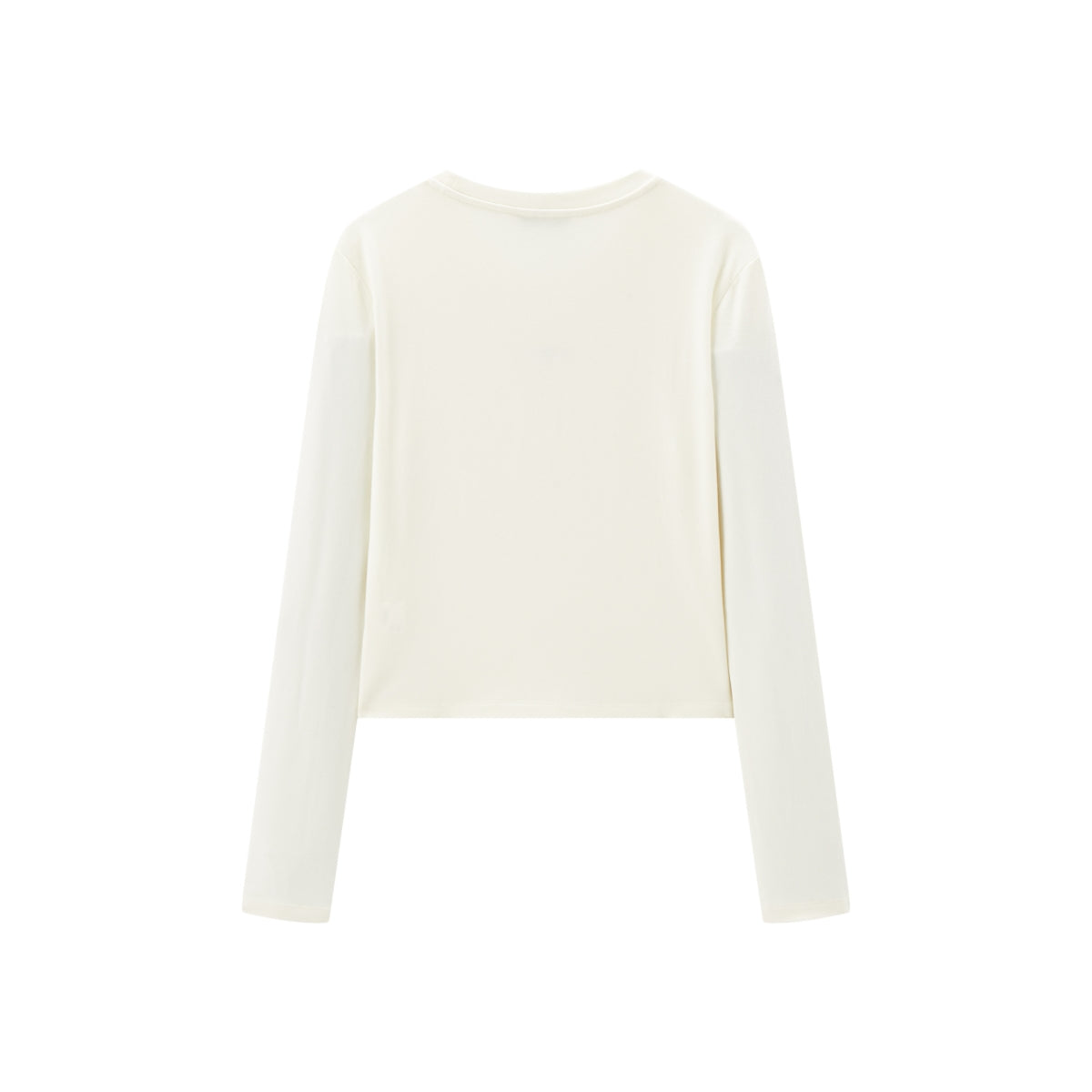 Women's Basic Seam-Detail Long-Sleeve T-Shirt