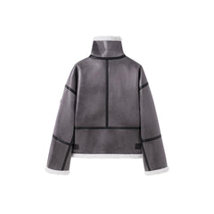 Women's Fleece Patchwork Jacket